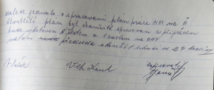 MNV Přibenice - plán práce MNV na II. čtvrtletí, zdroj: SOkA Louny