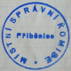 Otisk razítka s textem: Místní správní komise Přiběnice, rok 1946, výřez: Pavel Mašek, zdroj dokumentu: SOkA Louny