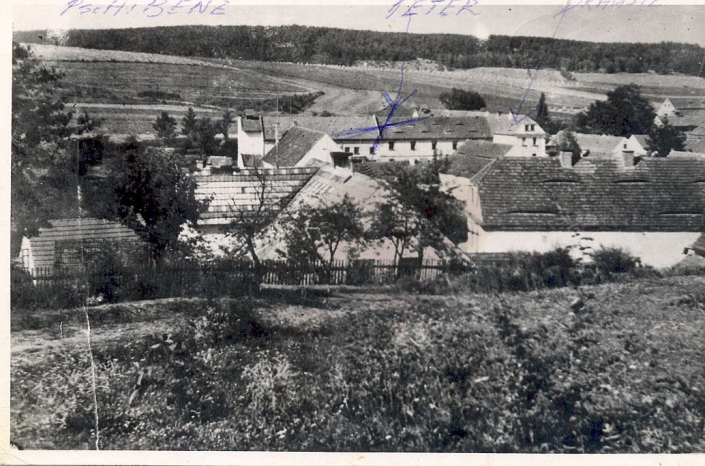 Nedatovaná fotografie Přibenic, zdroj: Artur Dýzl