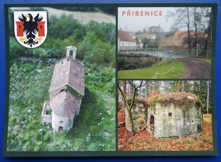 Pohlednice vsi Přibenice, zdroj: Aukro.cz